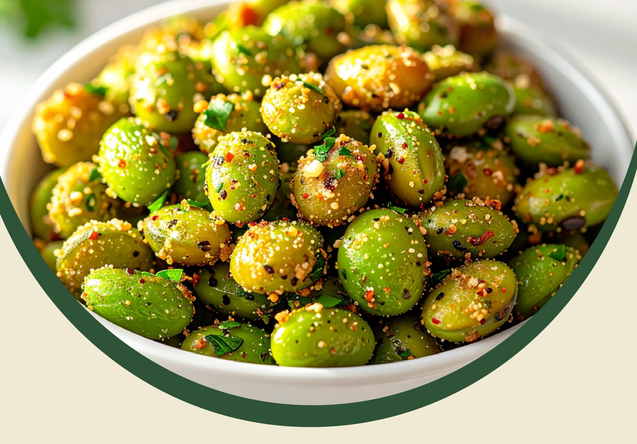 Edamame Crunch Bites