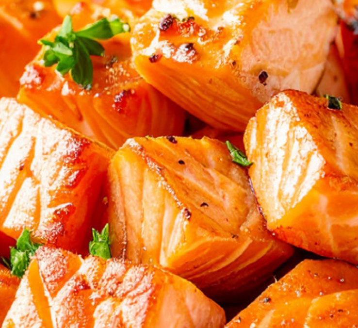 Salmon Snack Cubes