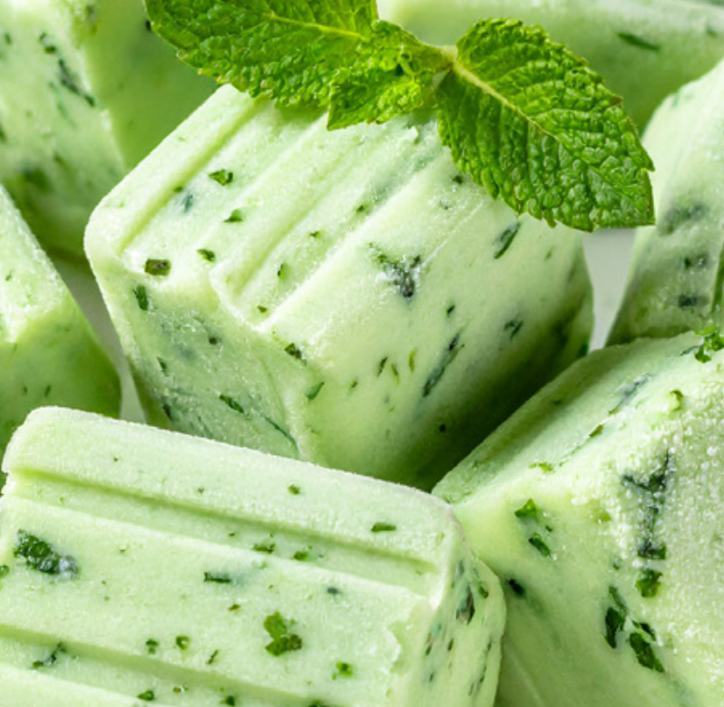 Fresh Mint Leaves Pupsicles