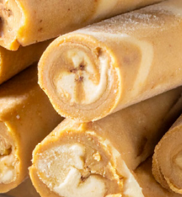 Banana & Peanut Butter Swirl Pops