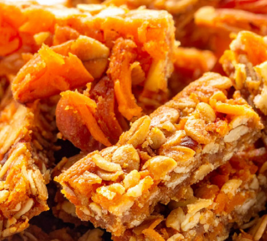 Carrot and Apple Crunch Bars