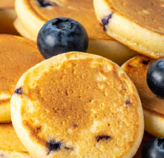 Blueberry Pancake Bites (Baked)