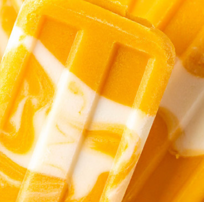 Pumpkin Yoghurt Swirl Pops